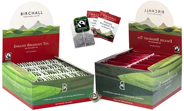 Birchall FairTrade English Breakfast Tea Bags - Coffee Supplies